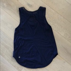 Navy blue lululemon top